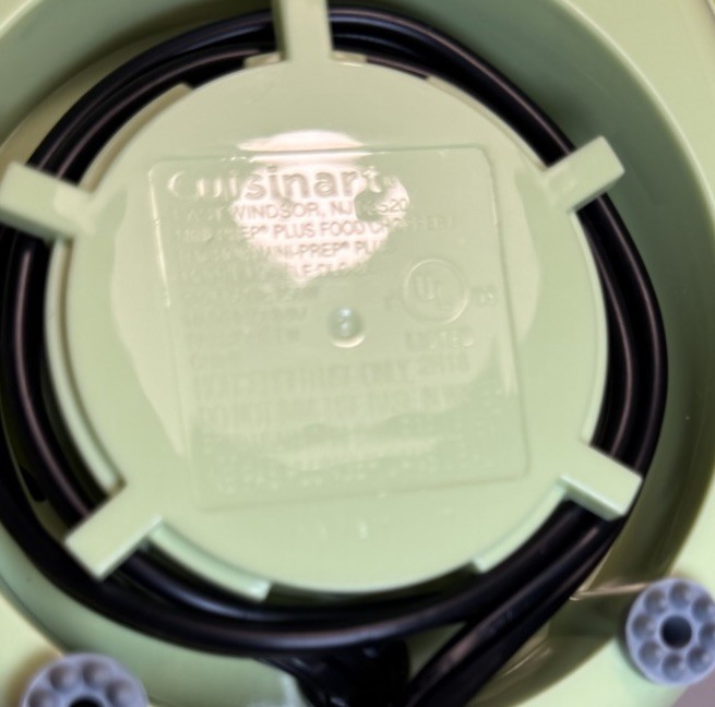Cuisinart Mini-Prep Plus Food Processor Green Replacement Motor Base Only DLC-2A