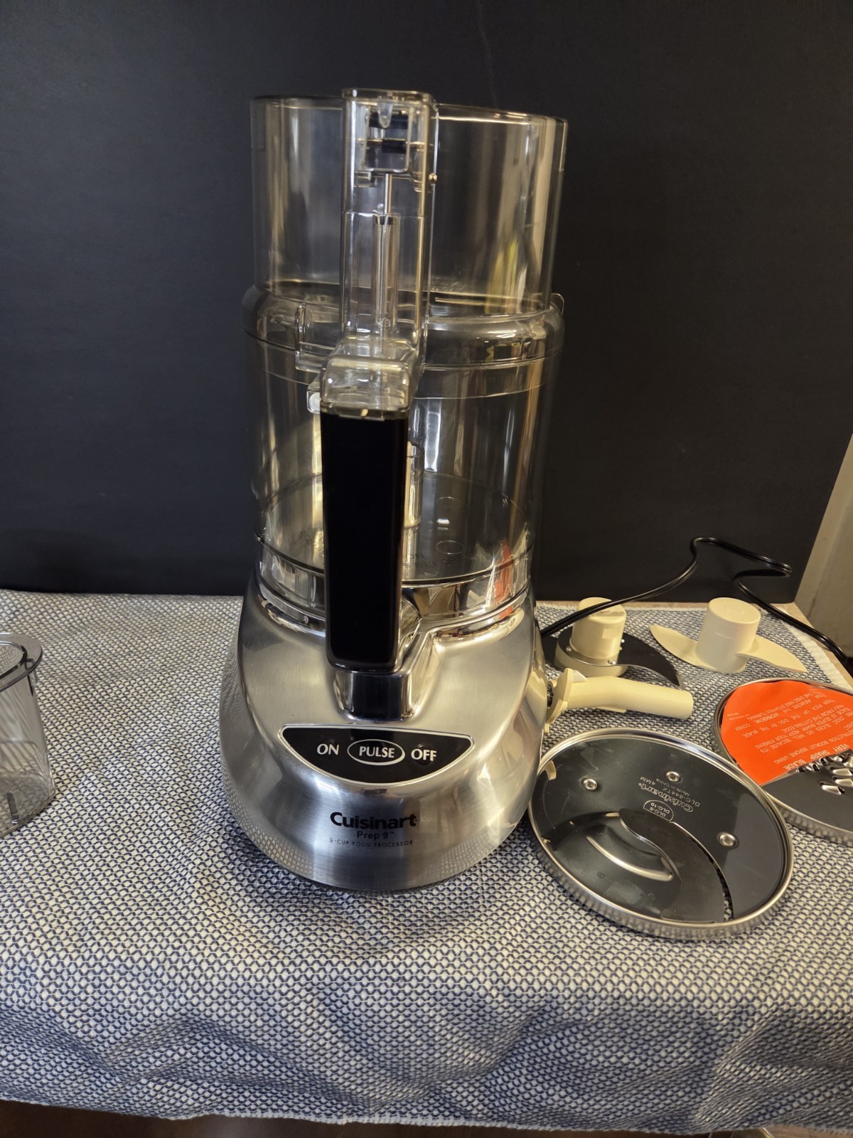 Cuisinart Prep 9-Cup Food Processor with Brushed Stainless Finish,