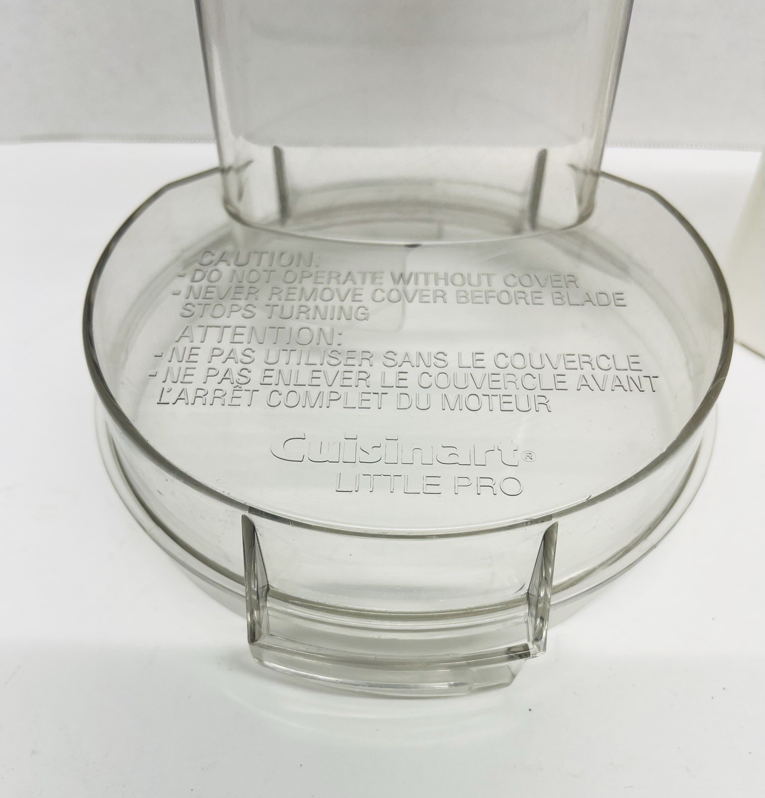 Cuisinart Little Pro Plus DLC-504 Lid & Pusher Part
