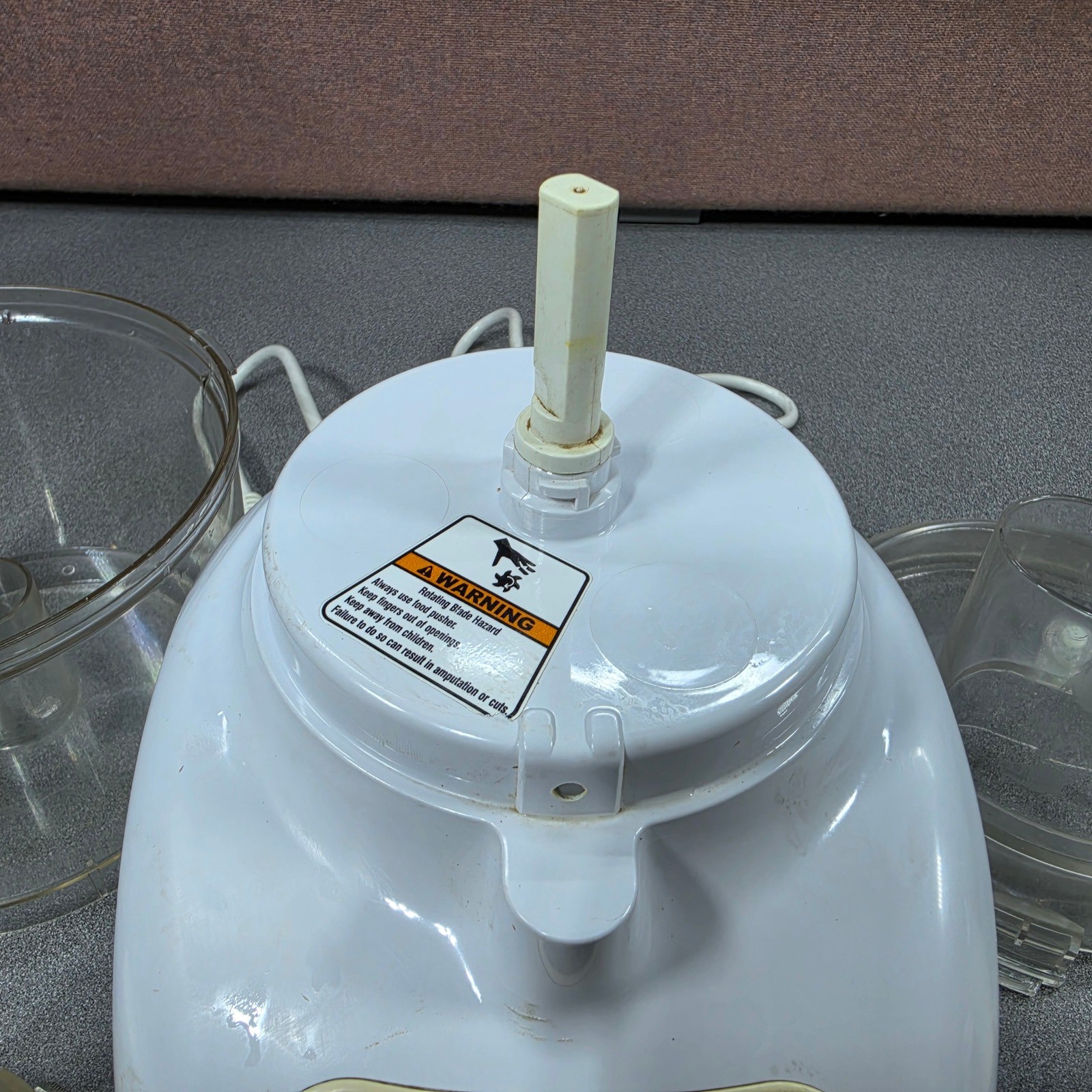 KitchenAid Food Processor 7 Cup KFP710WH1 Pulse Function- Tested Works