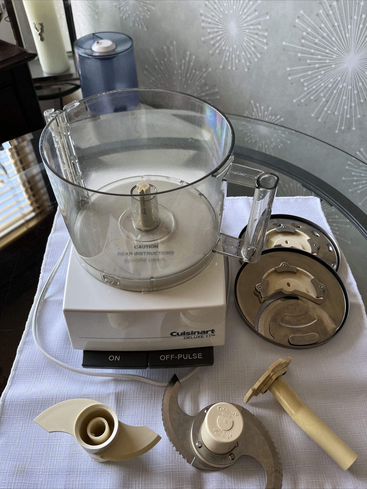 Cuisinart DELUXE 11 Cup Electric Food Processor – 5 Blades Included
