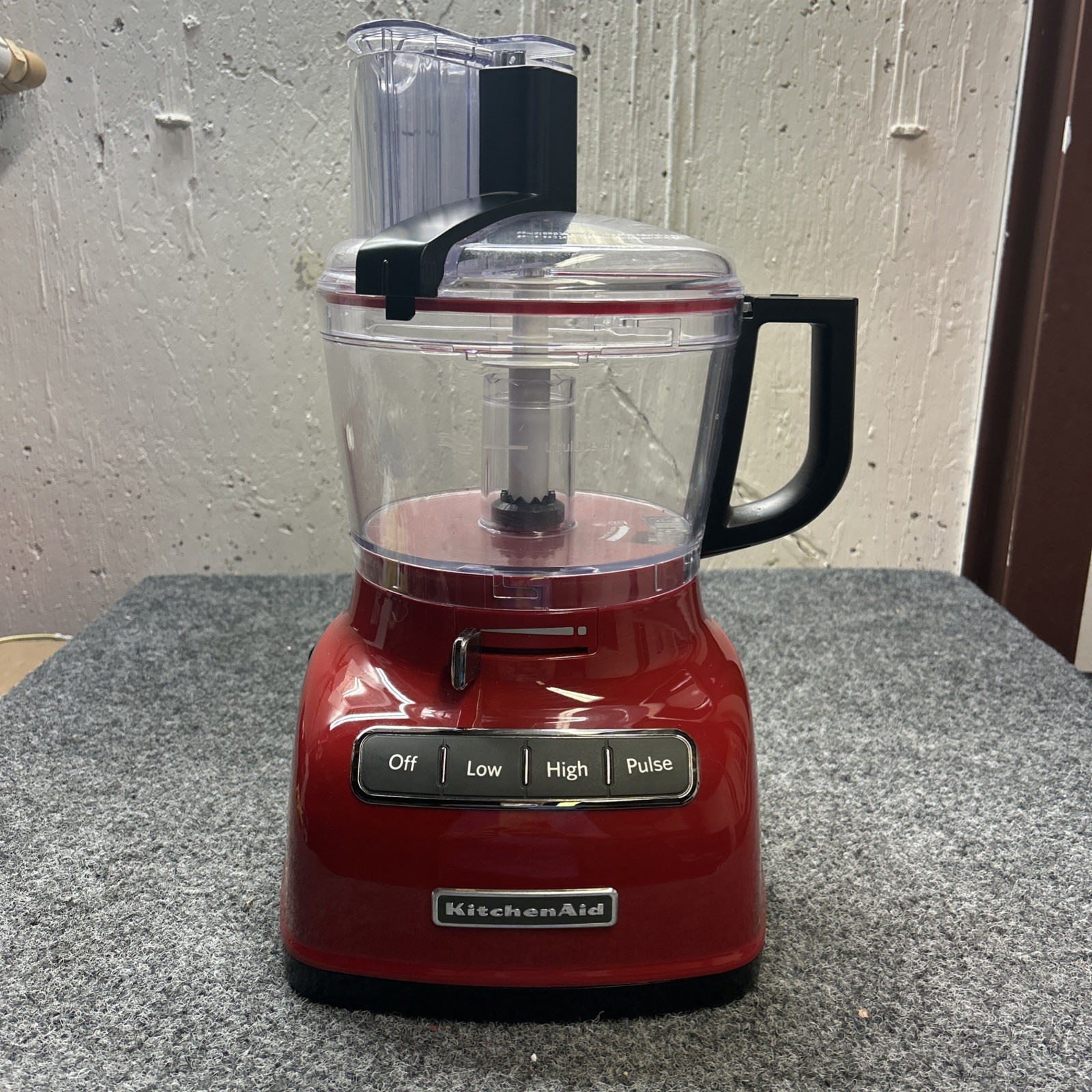 KitchenAid KFP0935QER 9 Cup Food Processor/Slicer Empire Red With Accessories