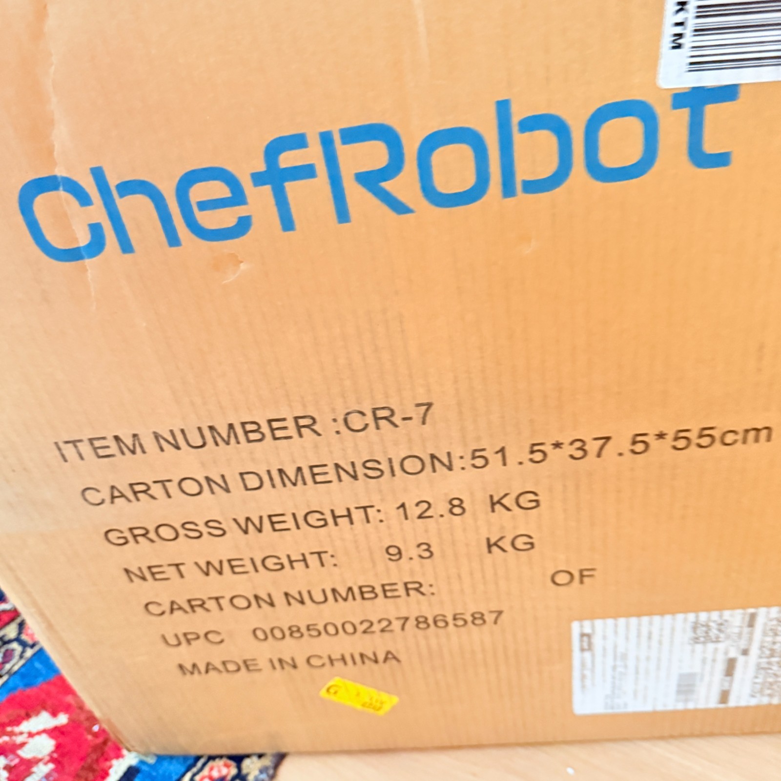 Chef Robot Ultracook Smart Food Processor CR-7 Ten In One Tested Clean in Box