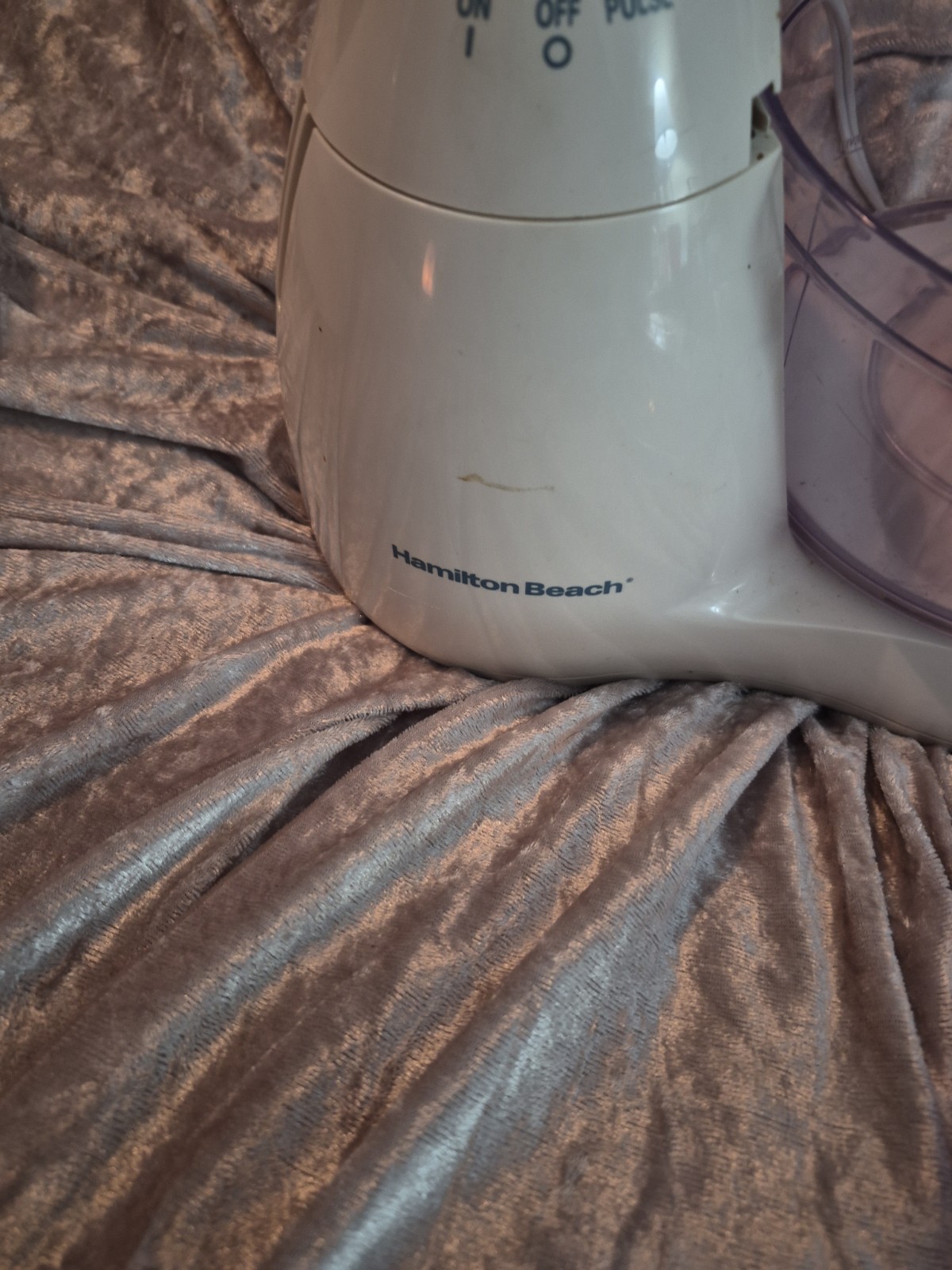 Food Processor 2 Blades Hamilton Beach Slicer Chop Shredder Mod. 10450