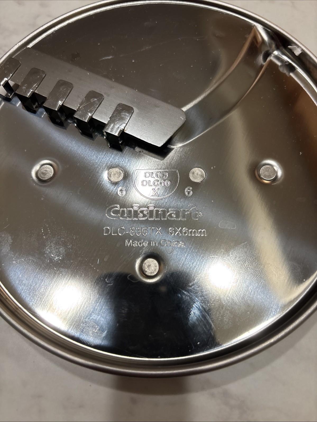Cuisinart DLC-836TX 6x6mm French Fry Disc Custom Prep Food Processor *