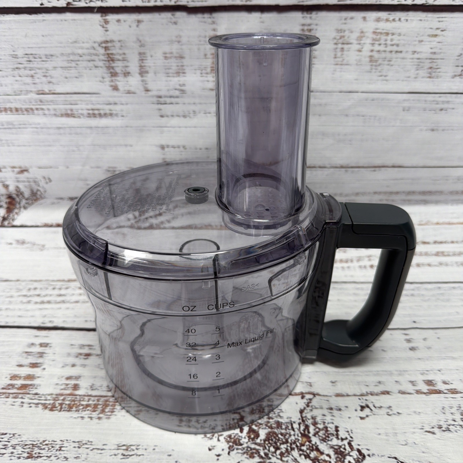 Cuisinart CFP-800 Replacement Food Processor Work Bowl, Lid, Pusher FP8W