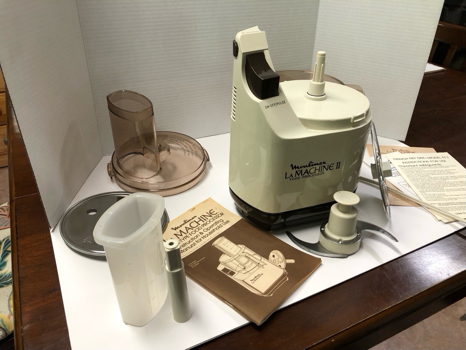 Vintage Moulinex La Machine II LM2 Food Processor – Clean and Working(See Video)