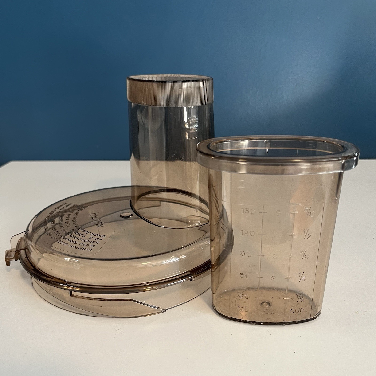 Regal La Machine 1 V813 LM1 Food Processor Parts Lid & Pusher ONLY