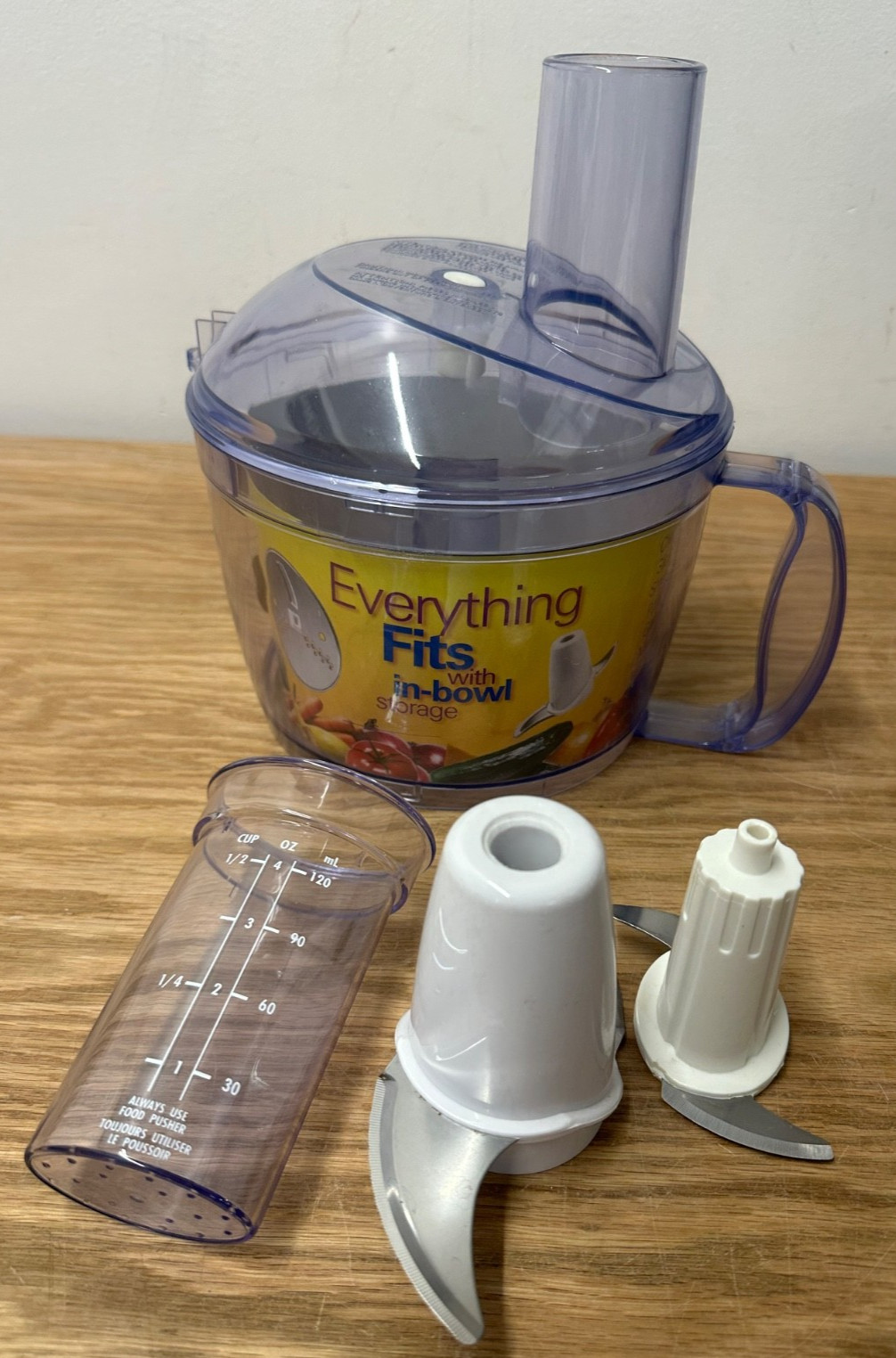 Hamilton Beach 70550R Food Processor Replacement Bowl w/ Lid, Pusher, and Blades
