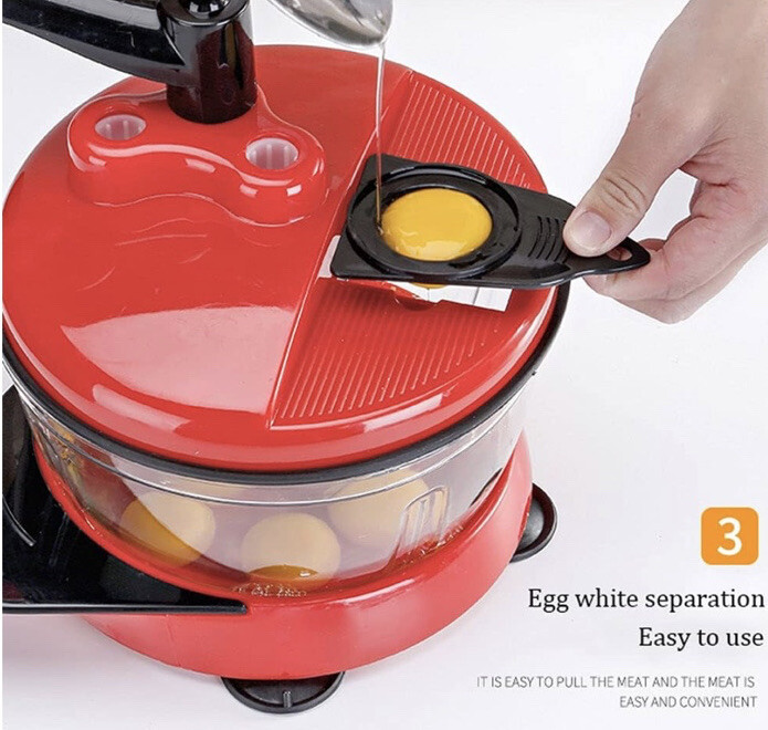 Household Multi-function Manual Blender Food Processor Cutter Meat Grinder.