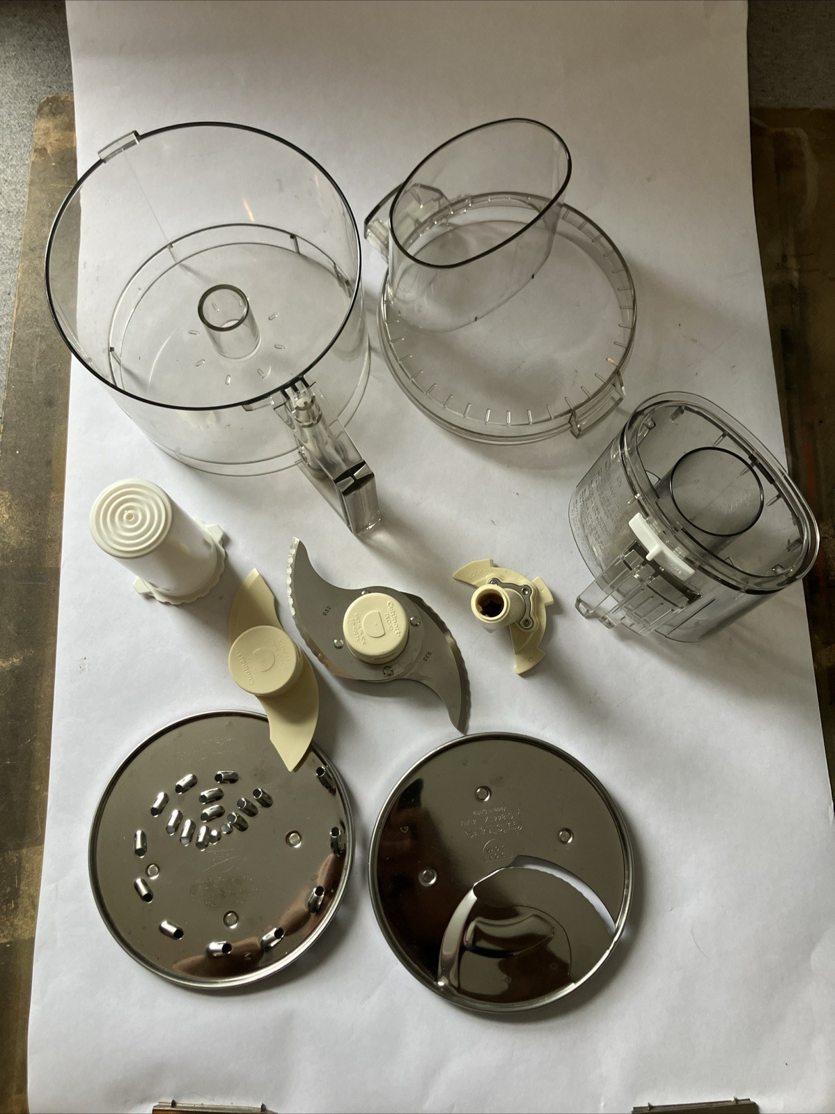 Cuisinart DLC-10 Plus Replacement Food Processor Parts Lid Chute Pusher Extras