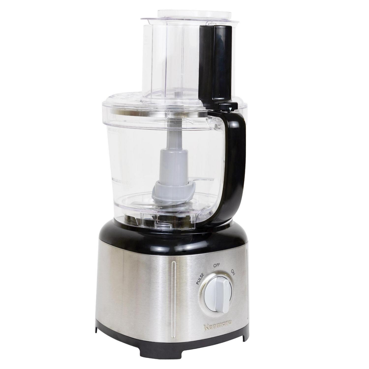 Kenmore 11-Cup Food Processor And Vegetable Chopper, Black And Silver