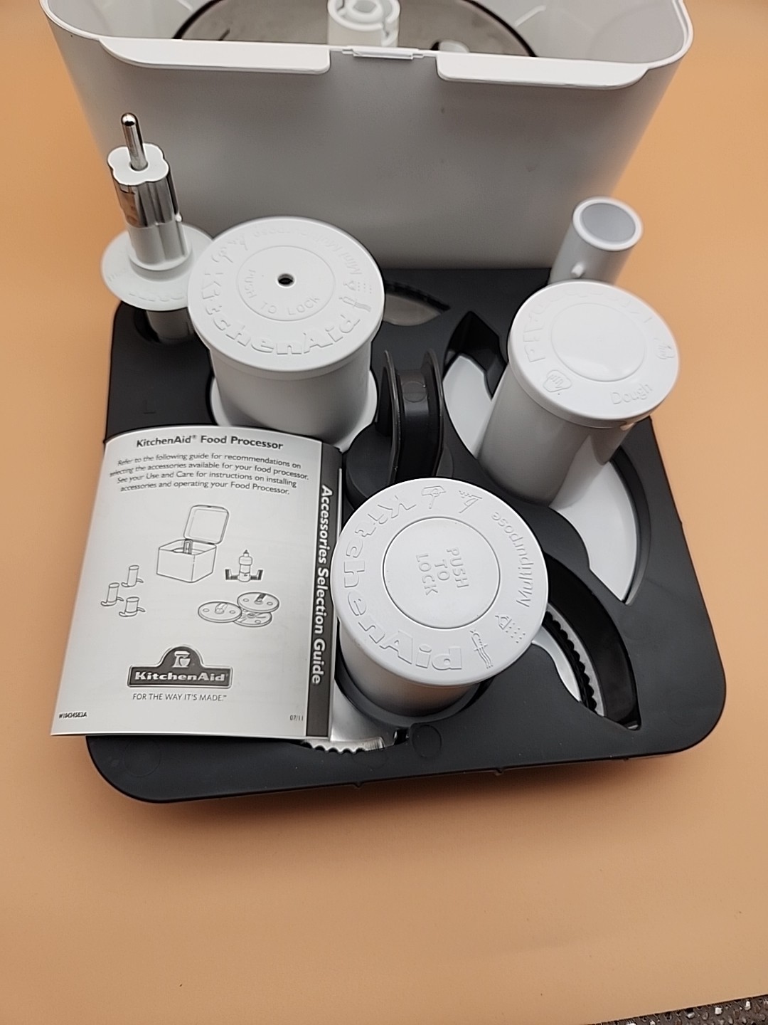KITCHEN-AID PA-GF30 Food Processor Attachment Kit W/ Blades, Discs & Adapters