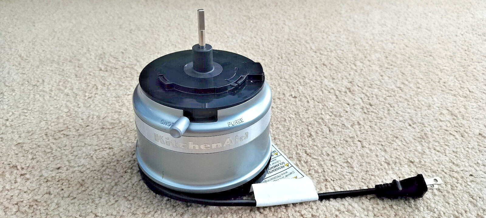 KitchenAid KFC3516 3.5 Cups Food Chopper Silver REPLACEMENT | Base 2 Speed Motor