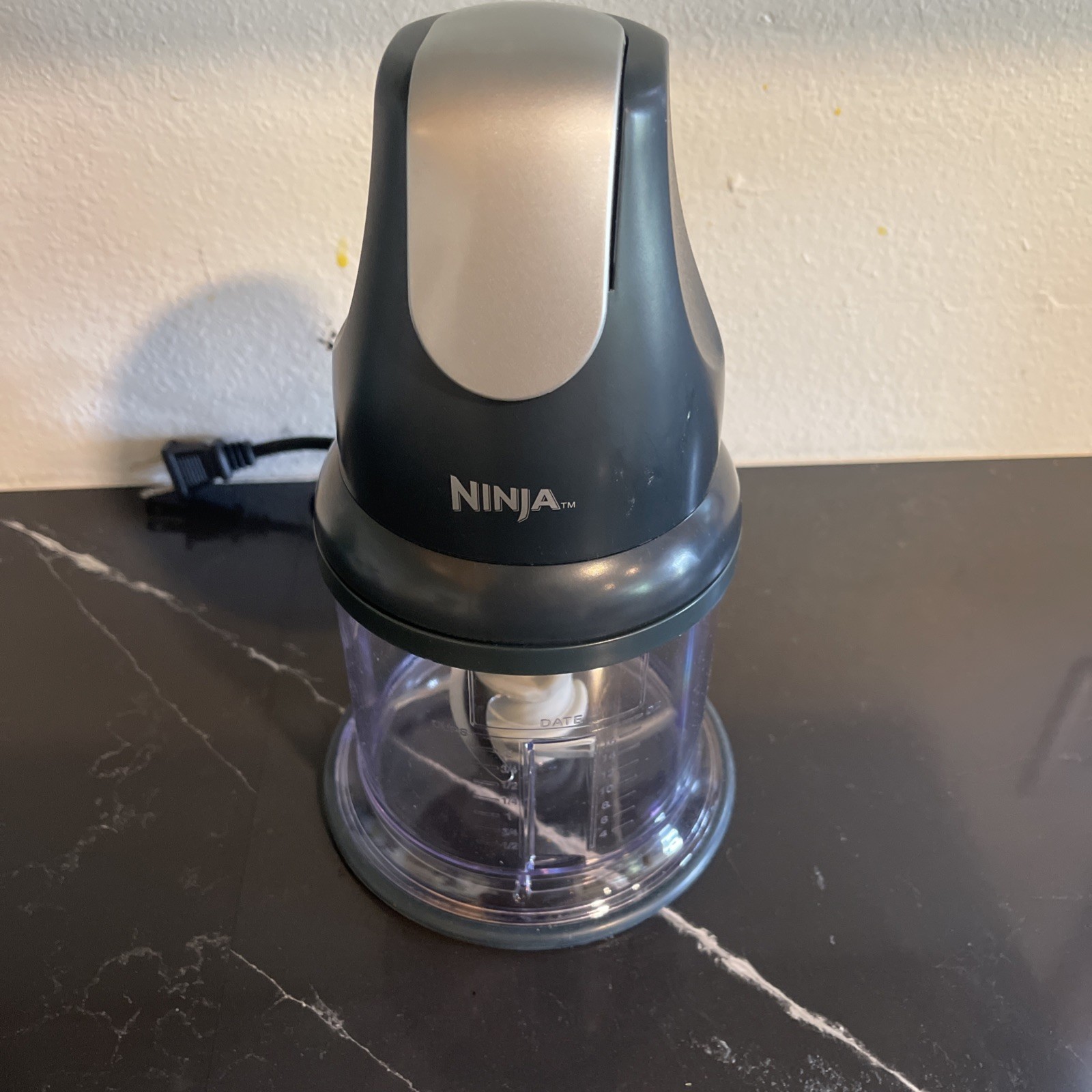 Ninja Express Chop Mini Food Chopper, Gray, 16-oz, 200W
