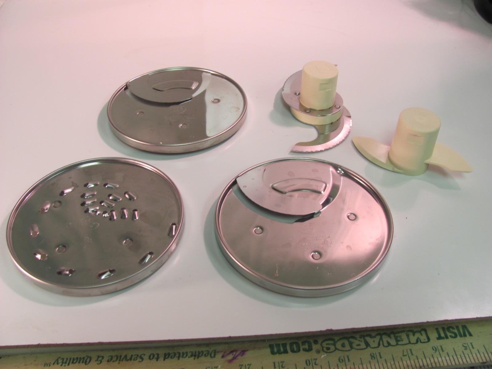 Cuisinart Pro Custom 11 DLC-8 Food Processor 5 Pc Lot Disc Blades Adapter Manual