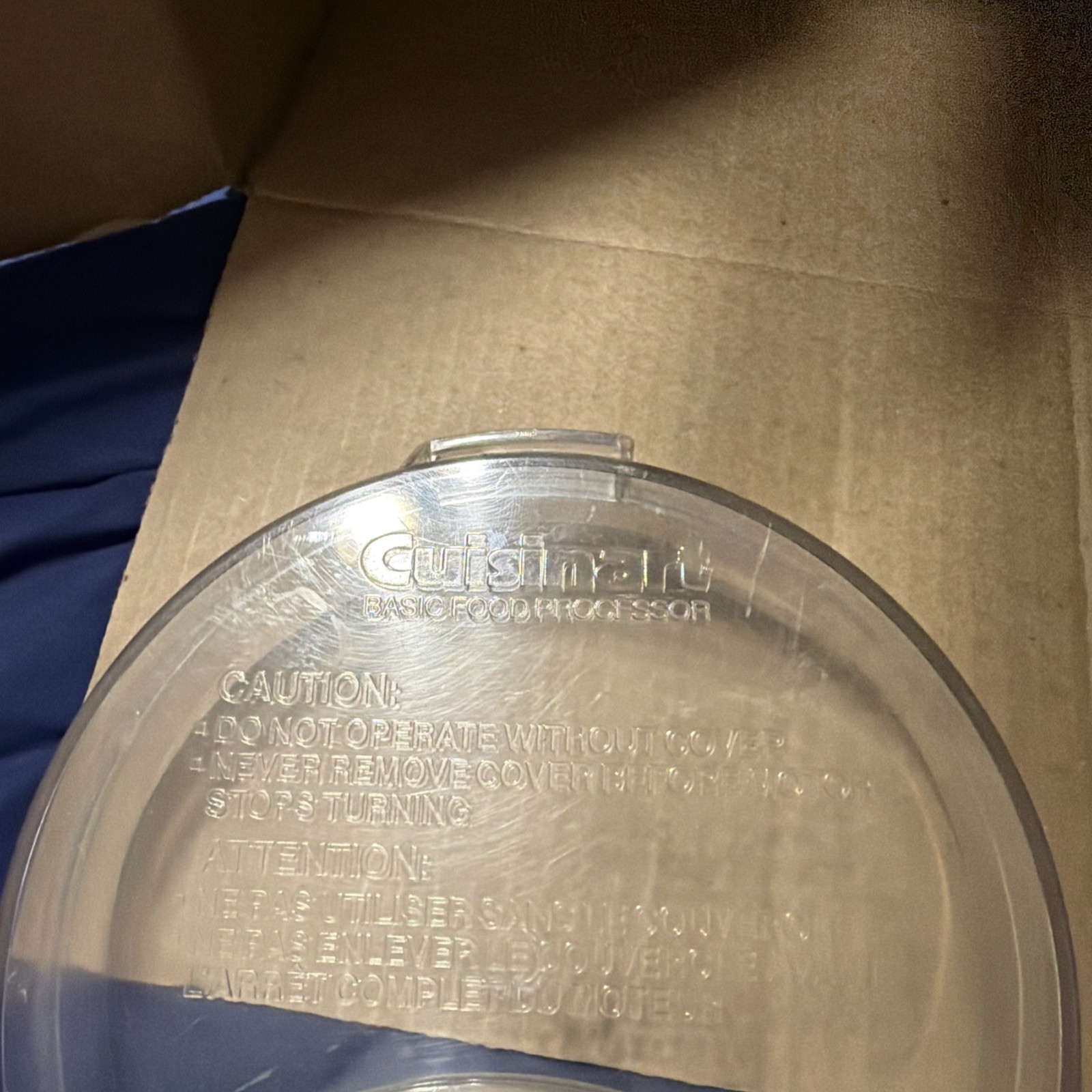 Cuisinart Basic Food Processor Replacement Lid Cover DLC-104 & Pusher