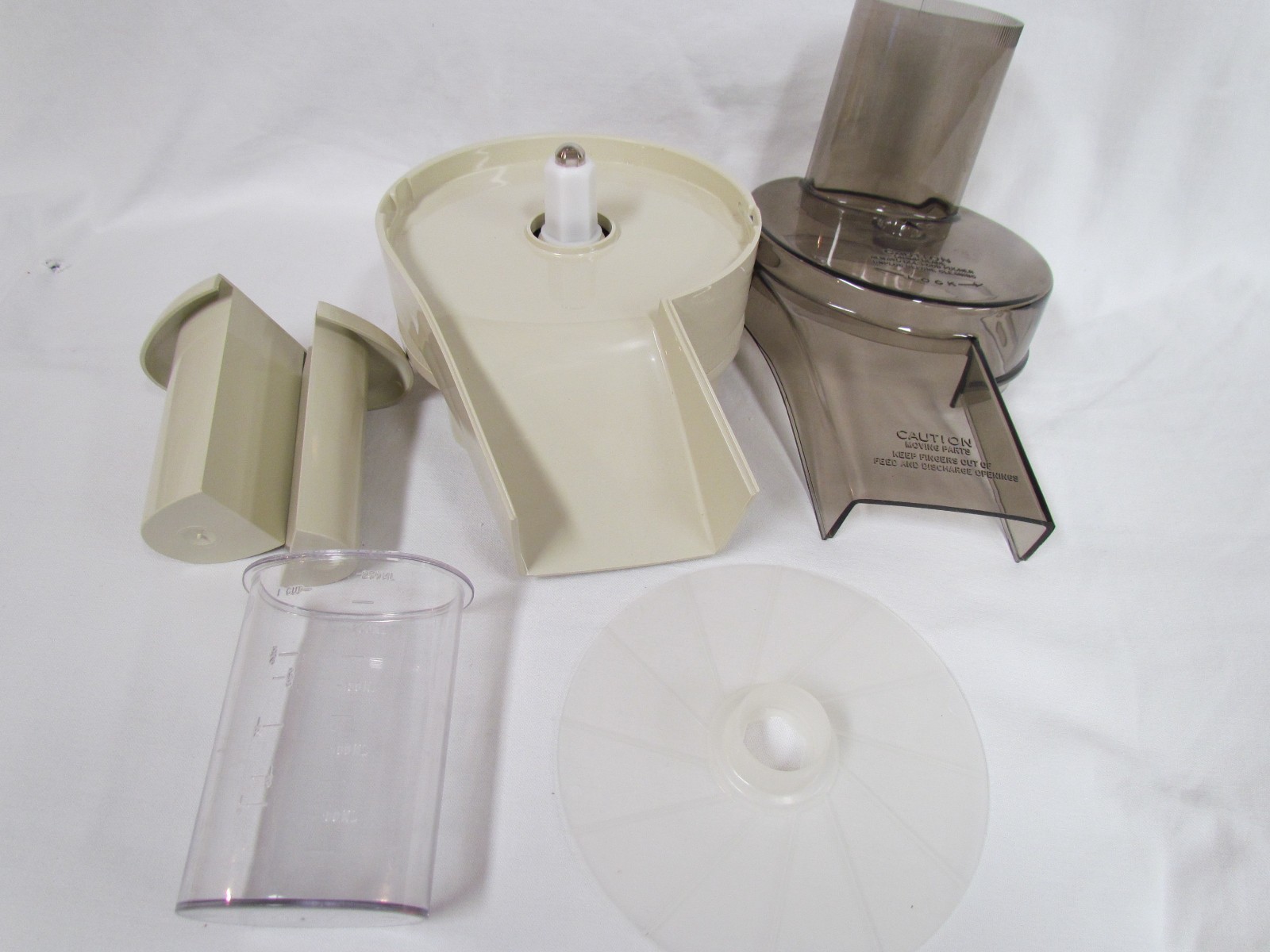Oster Kitchen Center Food Processor Unit Accessory Attachment Lid & Pushers