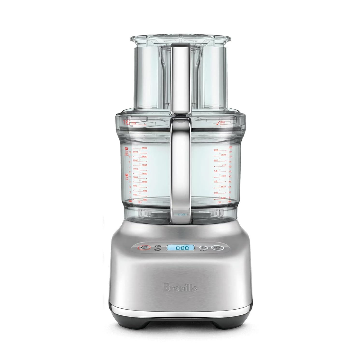 Breville BFP838 Paradice 16 Cup Food Processor and Dicer, Large, Brushed Stainle