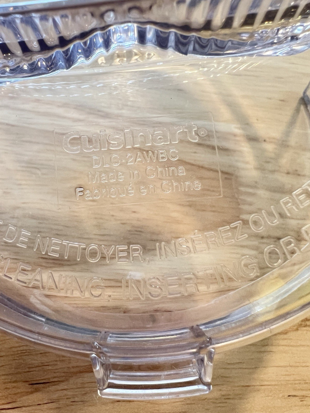 Cuisinart DLC-2AWB Work Bowl & Lid Mini Prep Plus DLC-2A OEM PART – YELLOW RARE