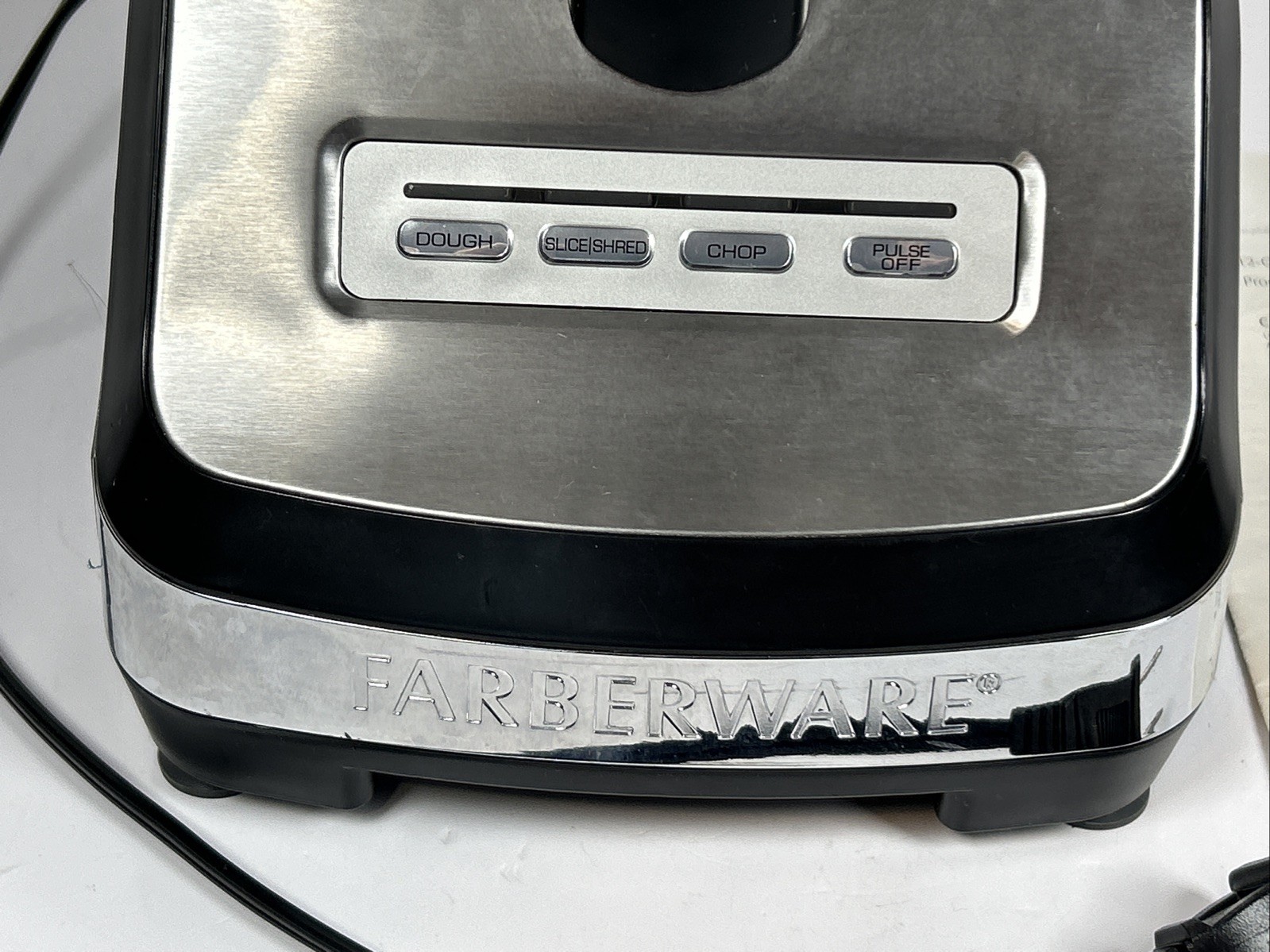 Farberware Food Processor Model FP3000FBS Tested Works Great Plus Manual
