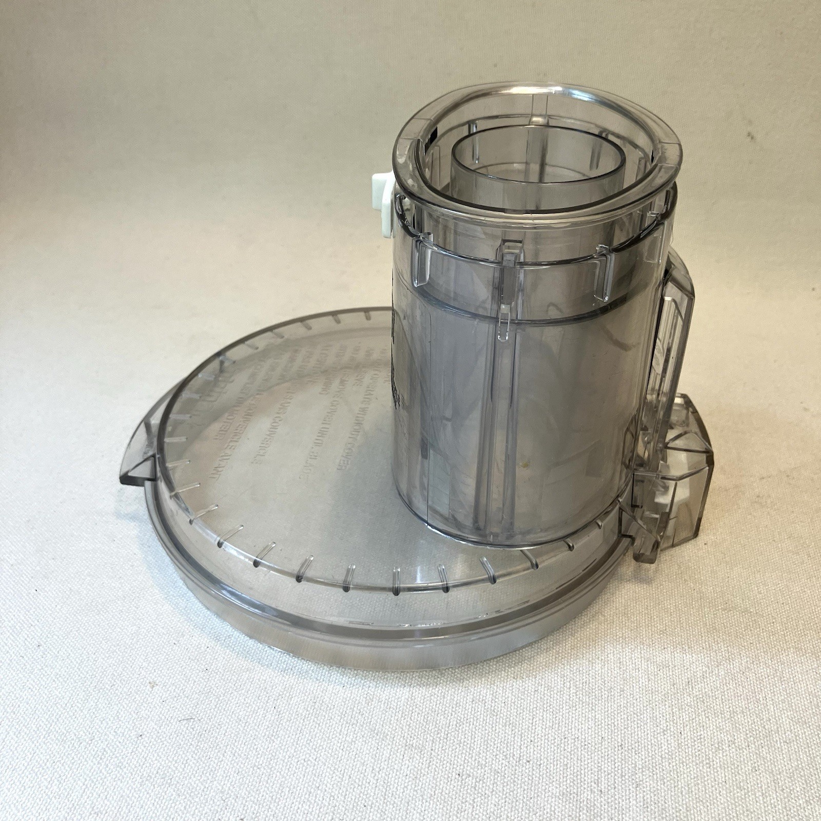 Cuisinart DLC-7 Super Pro Food Processor Clear Lid Chute NO Pusher DLC-017BGTX