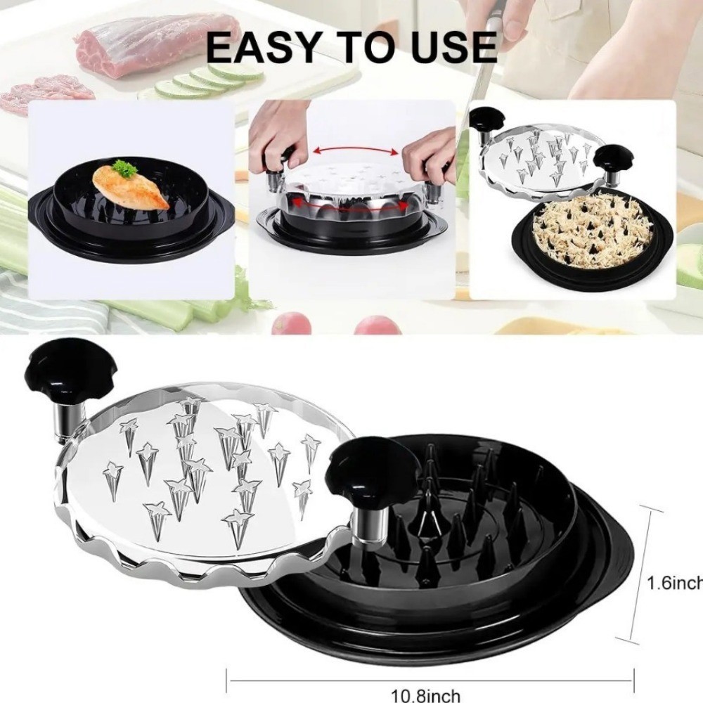 US Chicken Shredder Tool Twist Meat Shredding Machine Handles Non-Slip No BPA