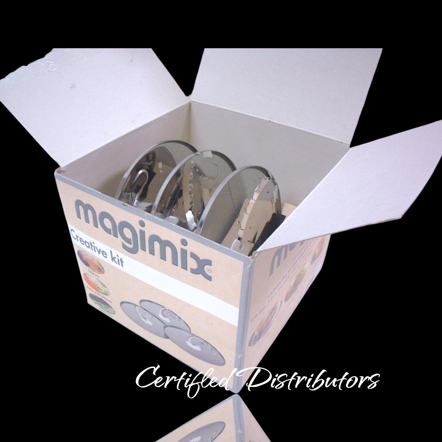 Magimix #CS5200 XL Creative Disc Kit Julienne Fluted Wide (3-Pc Blades Only) NEW