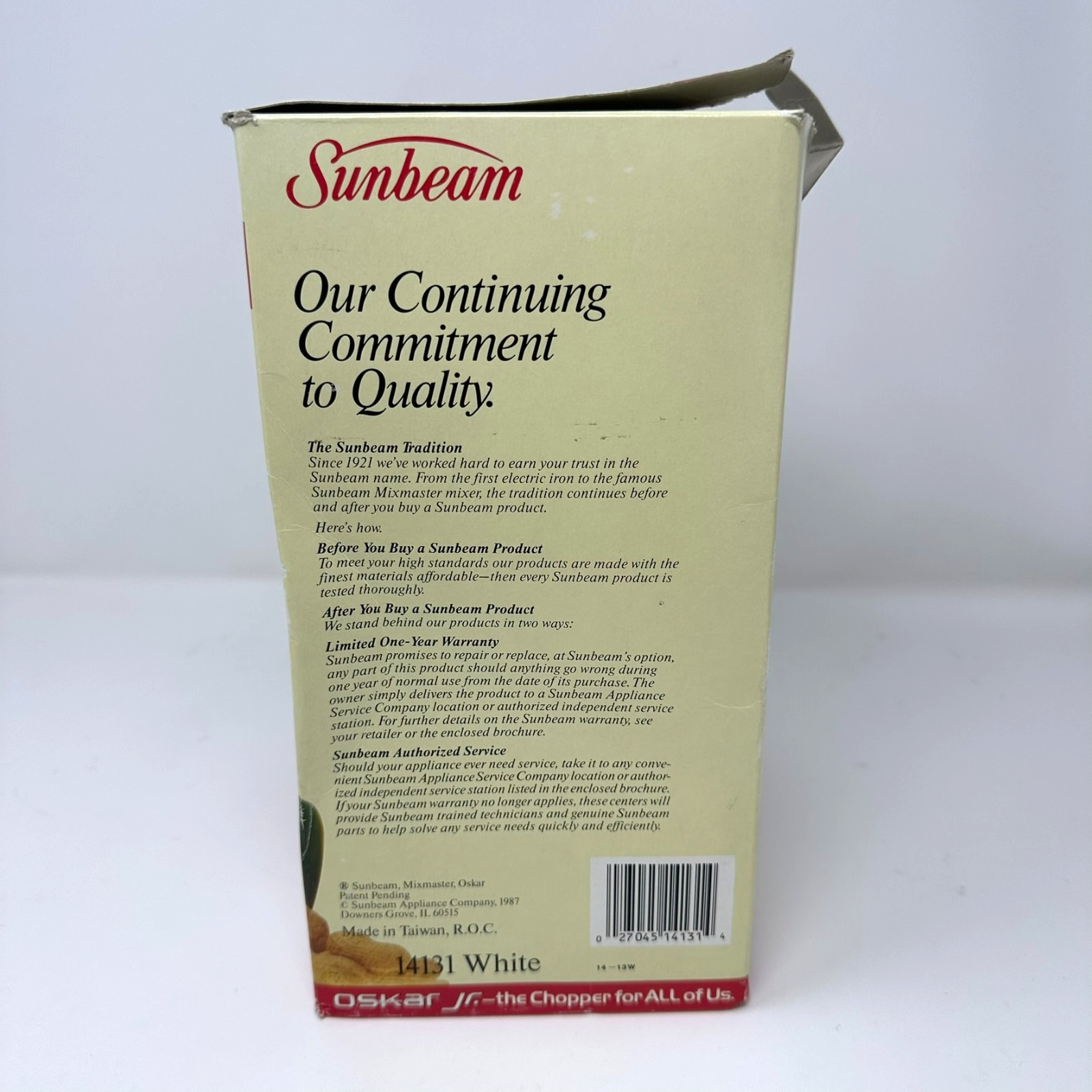 Sunbeam Oskar Jr. Chopper Plus | #14131 | New | Open Box