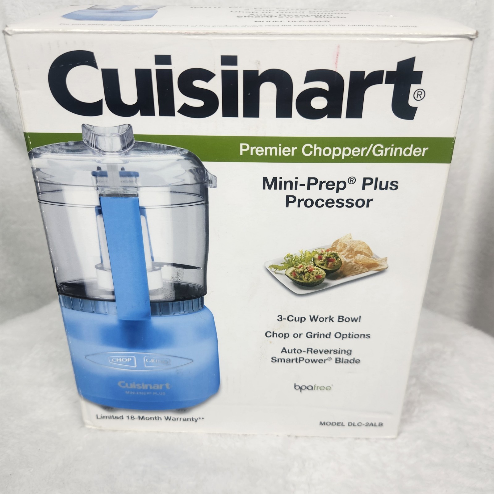 Cuisinart Mini-Prep Plus DLC-2 3-Cup Food Processor Blue – Chop & Grind Compact