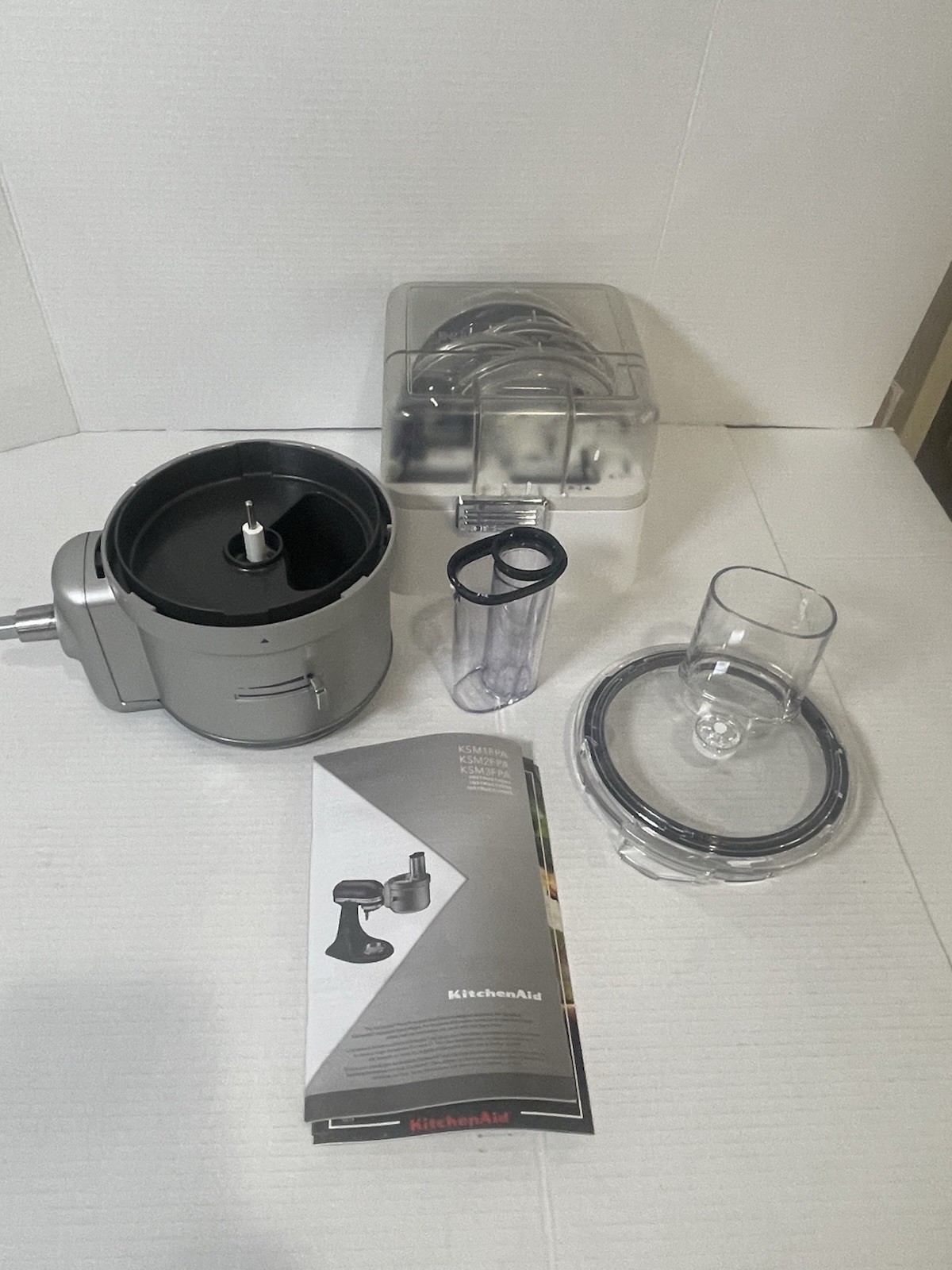 KitchenAid KSM2FPA Food Processor Mixer Attachment, Dicing Kit, Silver