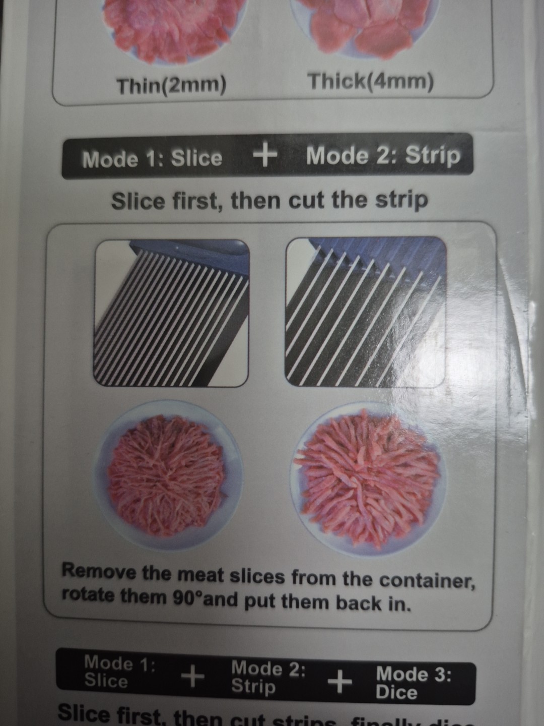 MEAT SLICER ( Manual) food pusher