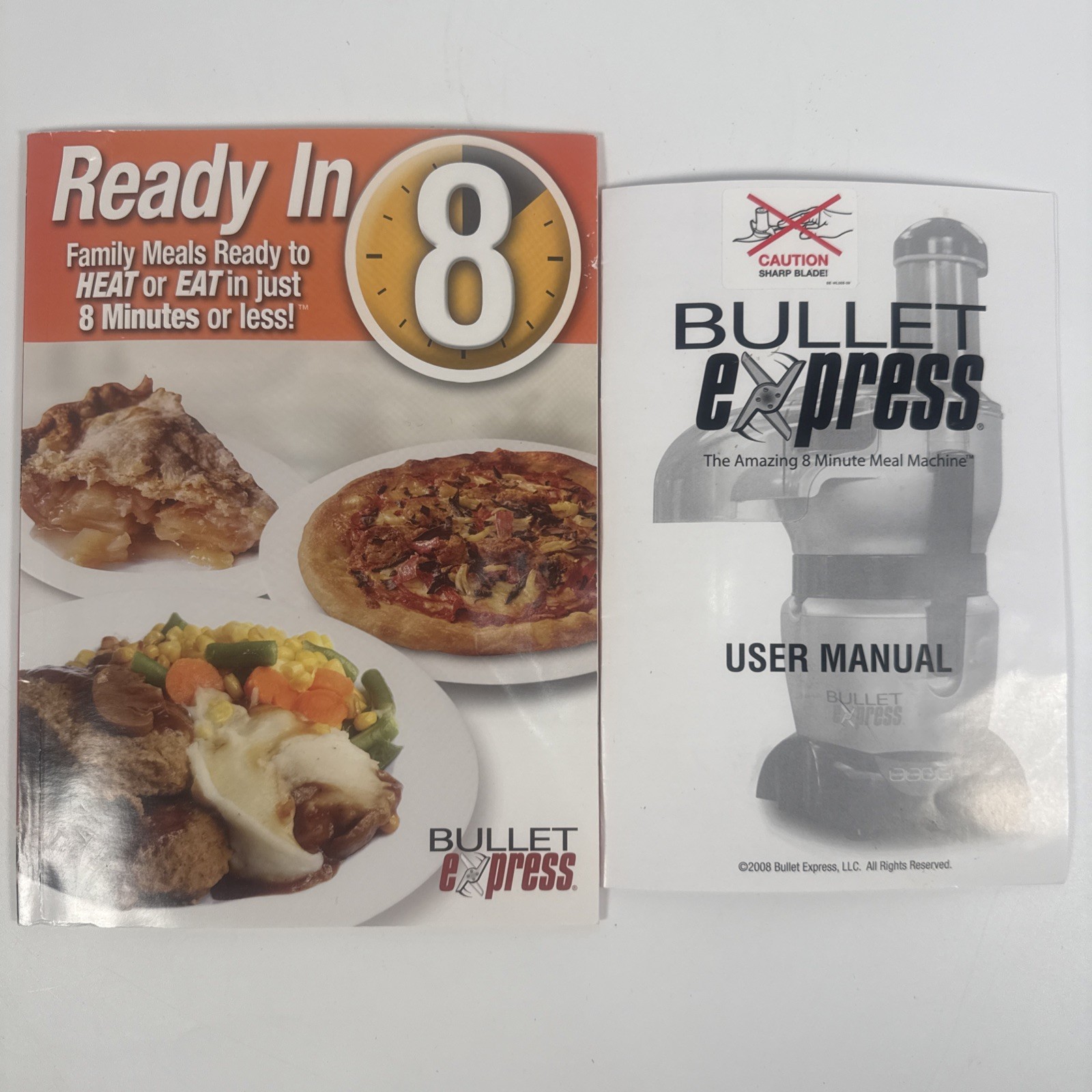 Bullet Express Trio BE-110 Multi-Function Meal Maker Food Processor Mixer Lot