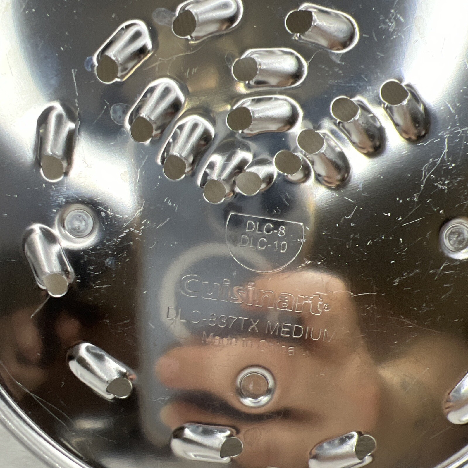 Cuisinart Food Processor Disc Blade Medium Grate Grater DLC-837TX