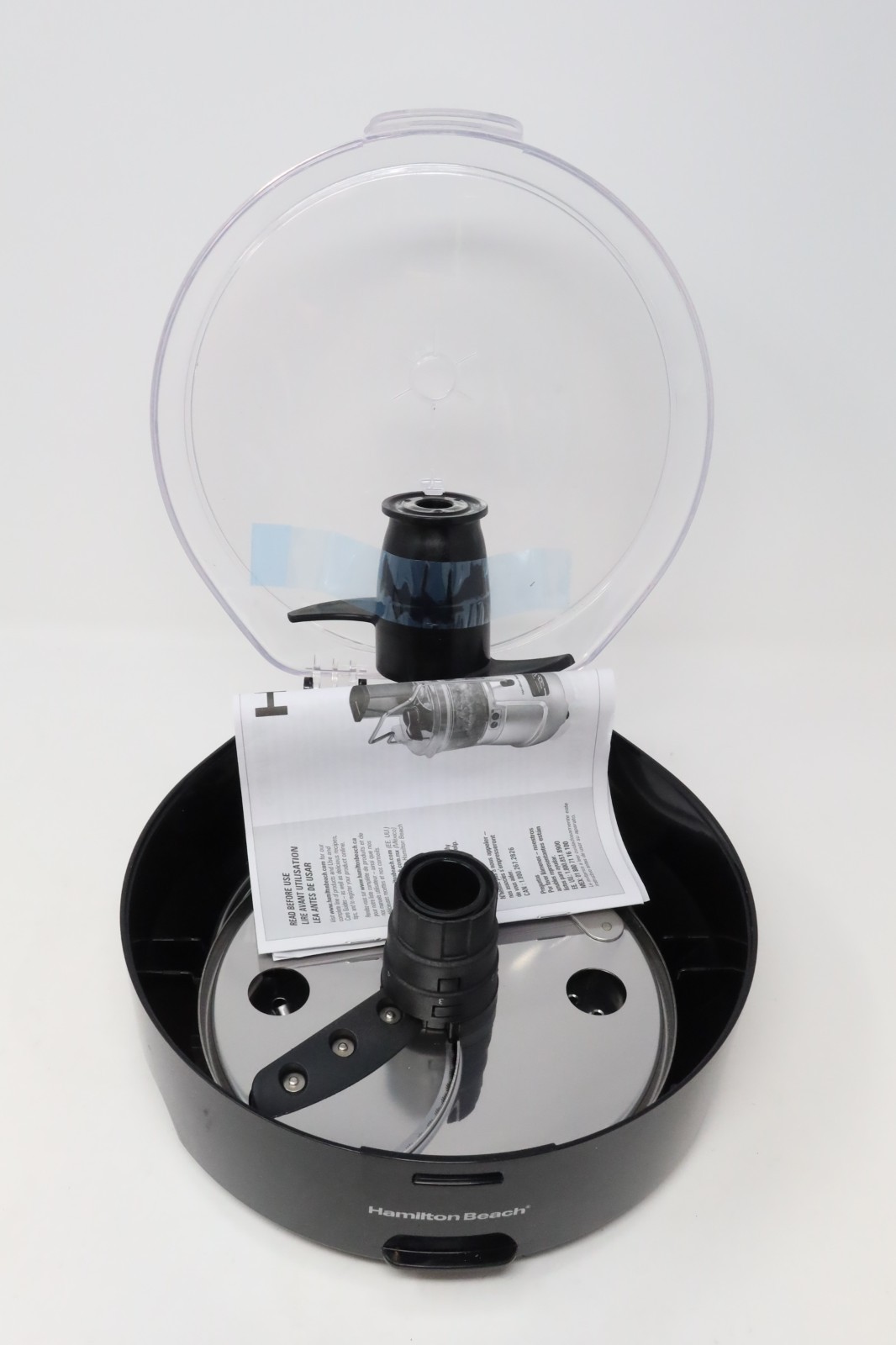 Attachment Storage Case w Slicing and Shredding Discs for Hamilton Beach 70820