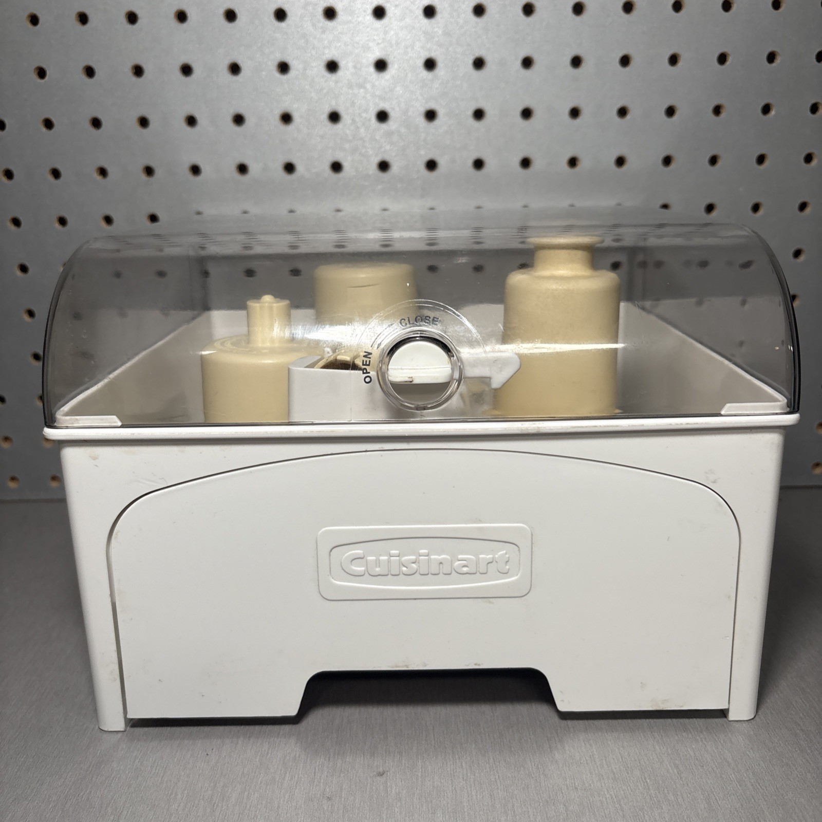Cuisinart FP-12SC Food Processor Disc Storage Case Blades Shredding Discs & Stem