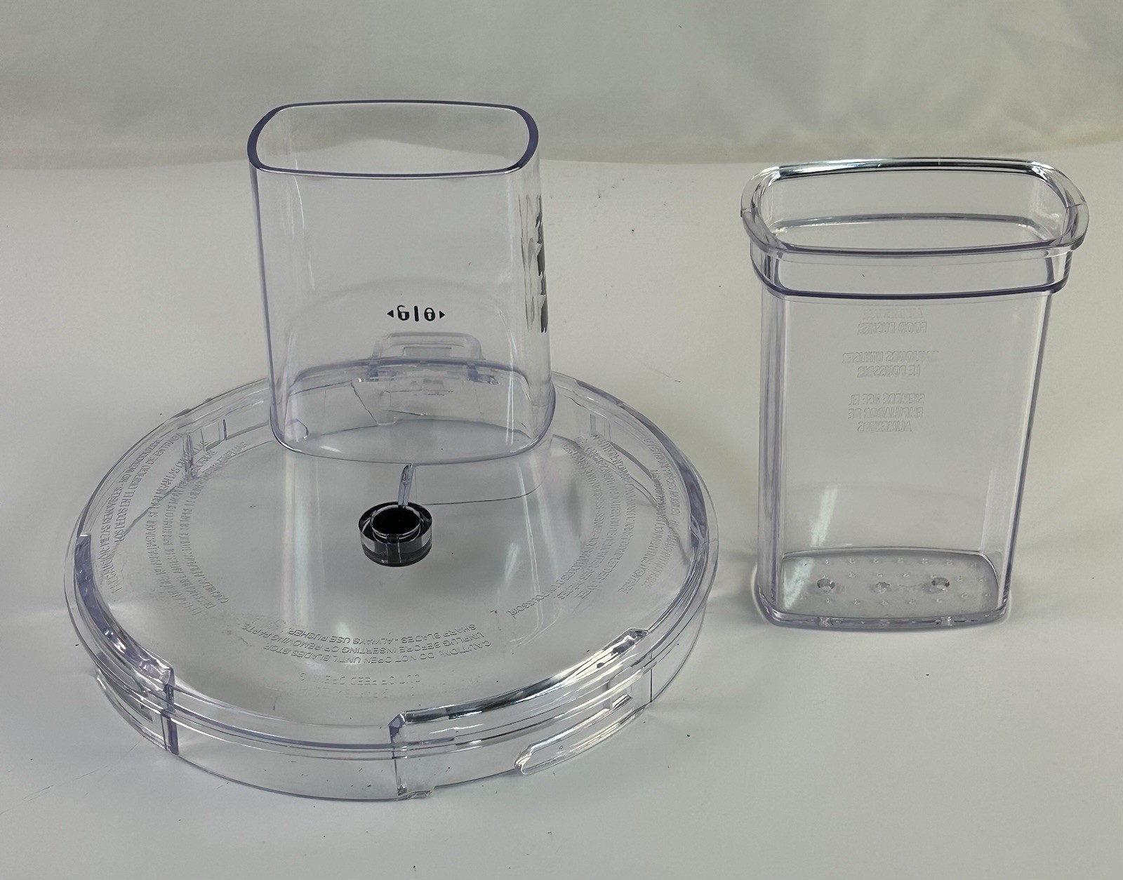 Hamilton Beach 8 Cup Food Processor 70740 Work Bowl Lid and Pusher Only