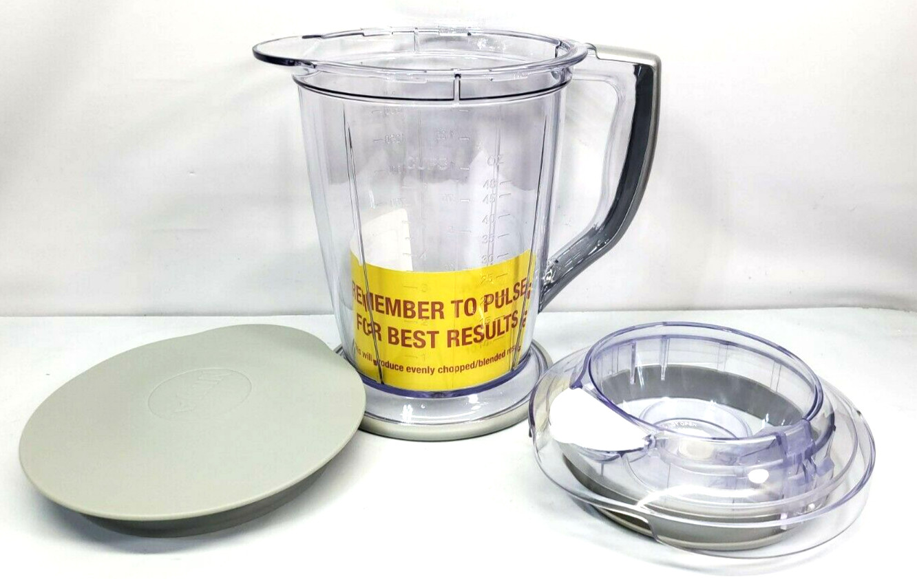 Ninja Master Prep QB900QP Food Processor 6 Cup Pitcher w/ Splash Guard & Lid