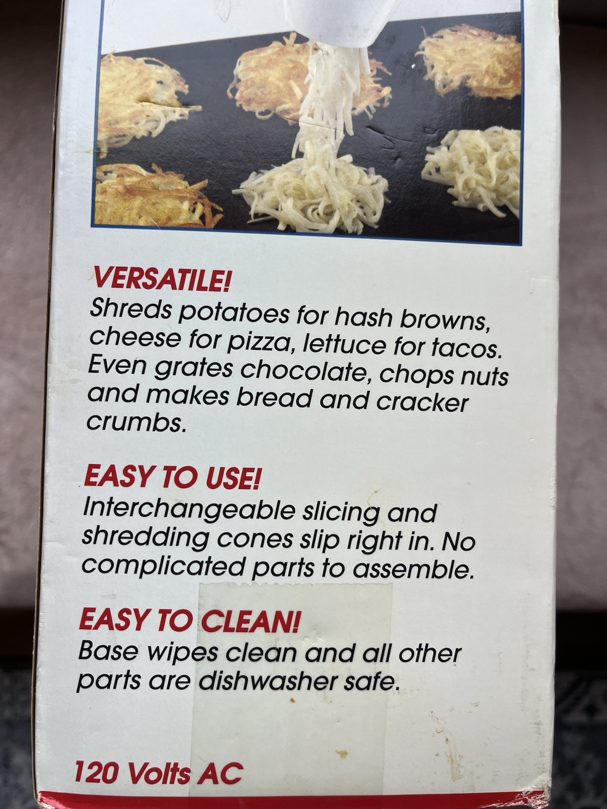 Presto Professional salad shooter plus electric slicer shredder 02972 With Box