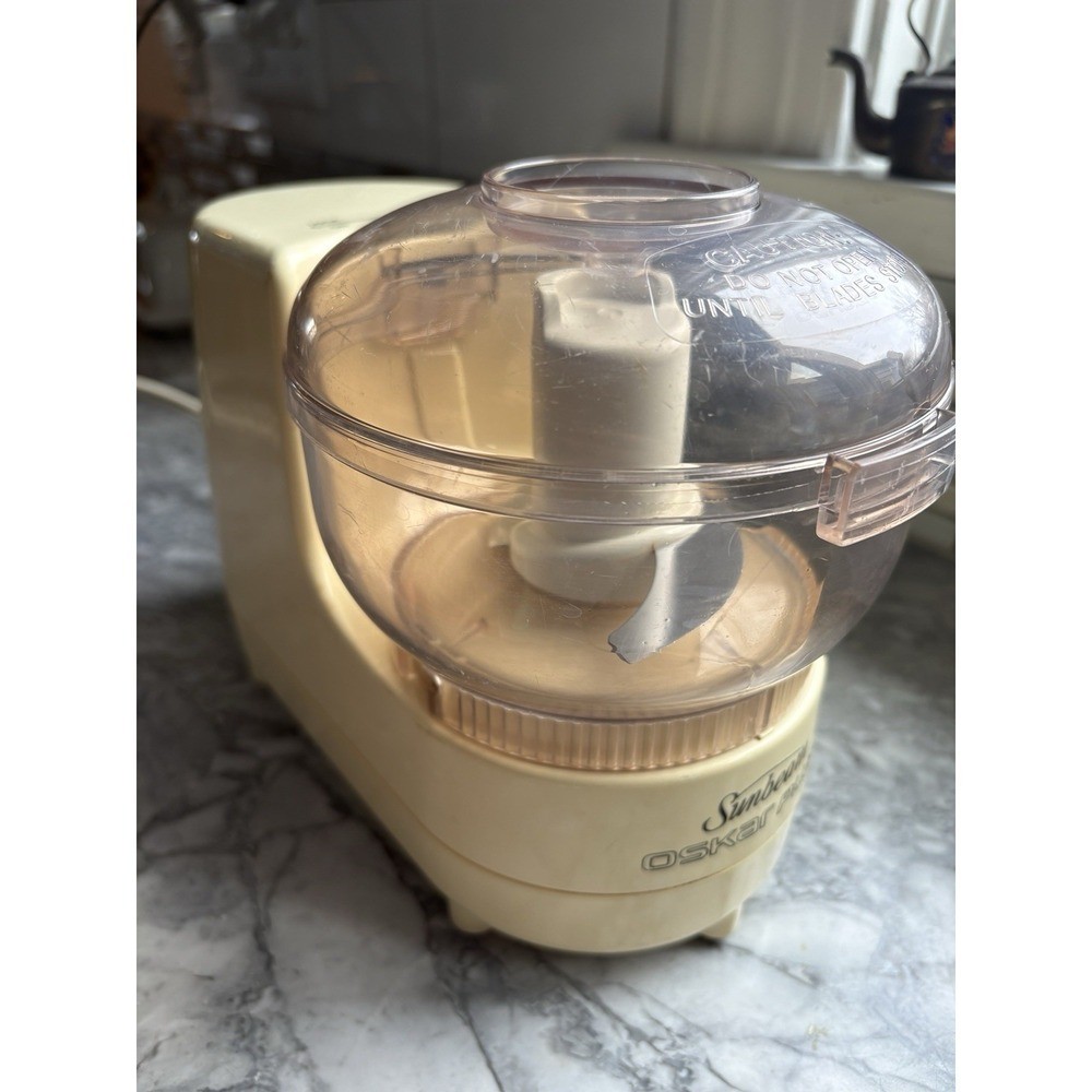 Sunbeam OSKAR Food Processor CHOPPER Plus 14141 Model Horizontal *RARE* Tested