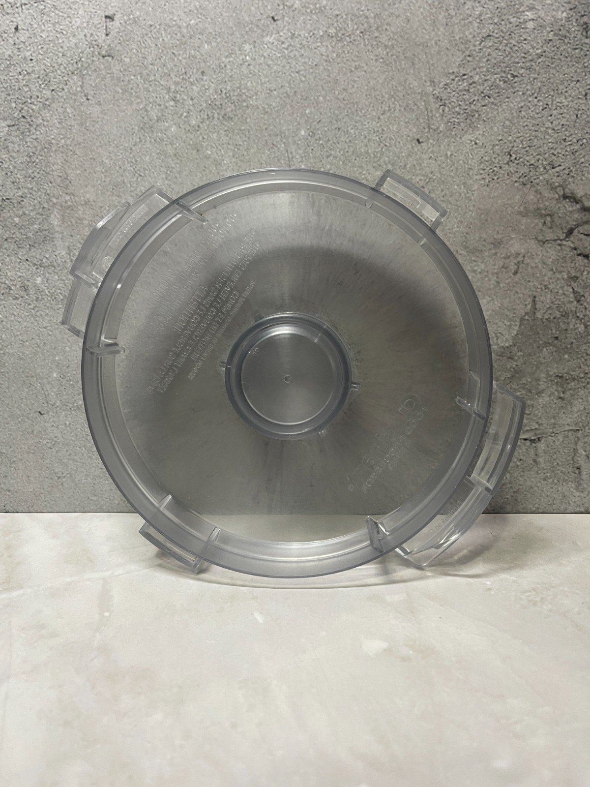 Cuisinart Food Processor Replacement LID TOP (clear) DLC-116GTXT1 w/ center cap