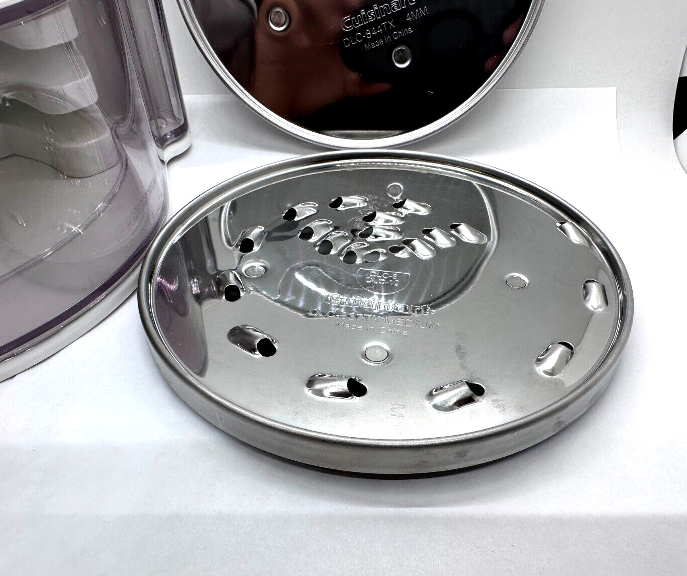 Cuisinart Food Processor DLC-DH DLC-DHC Blade Disc Storage + 2 Blades