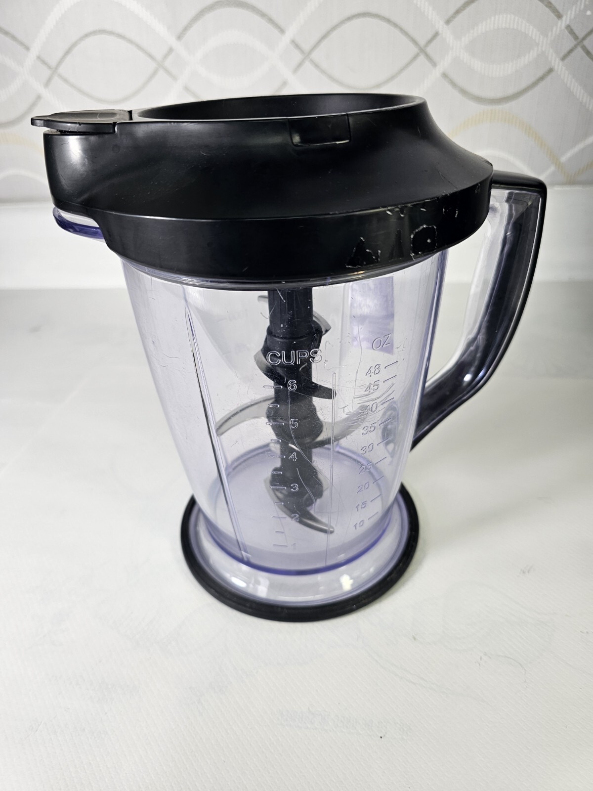 Ninja Master Prep Blender Food Processor QB1004 Pitcher 48 oz 6 cups,Splash Gu +