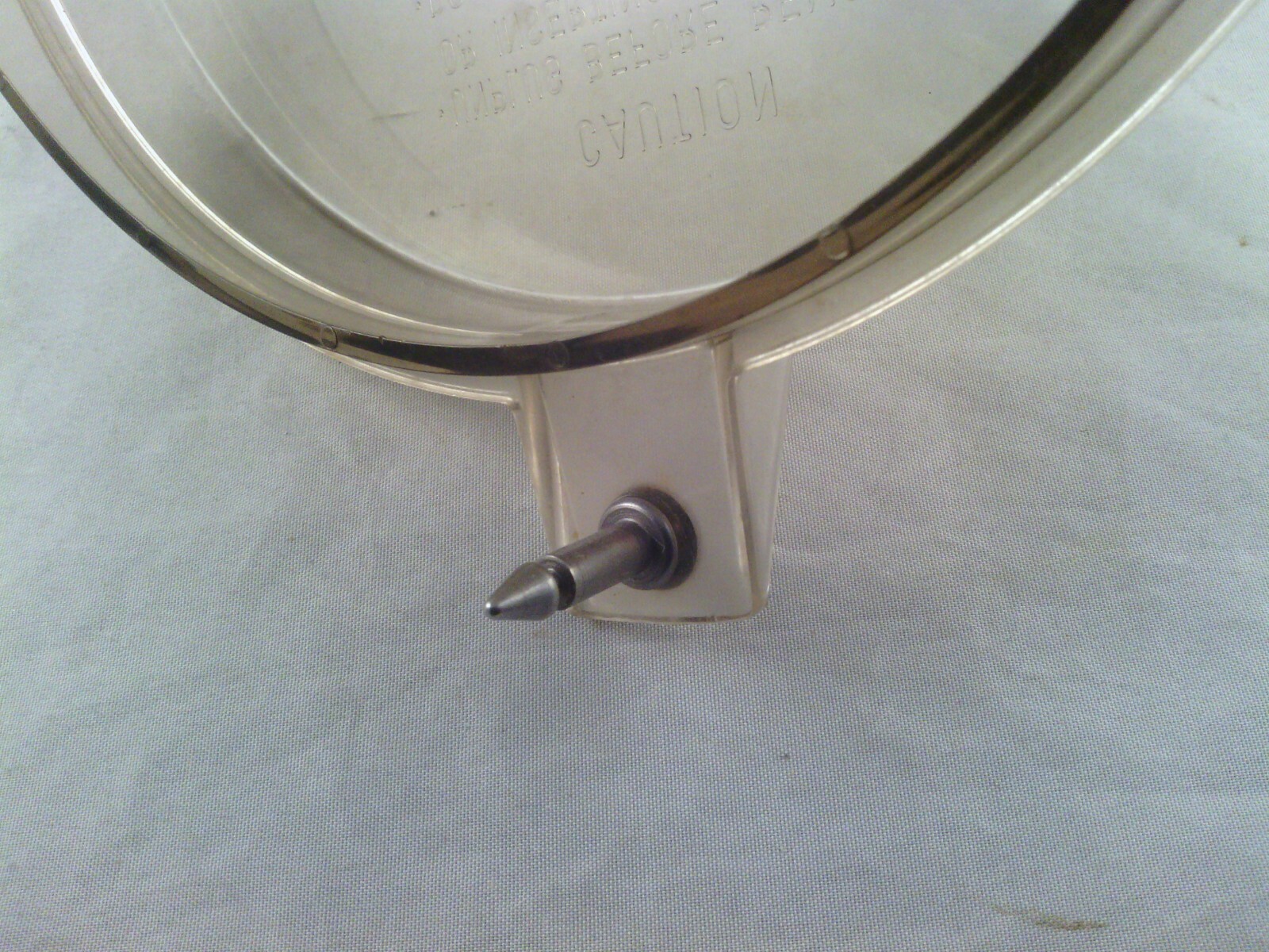 GENERAL ELECTRIC GE D1FP1 FOOD PROCESSOR REPLACEMENT WORKING BOWL LID amber