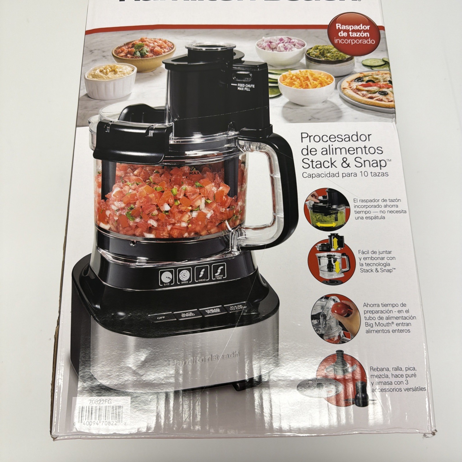 Hamilton Beach 10 Cup Food Processor – Black