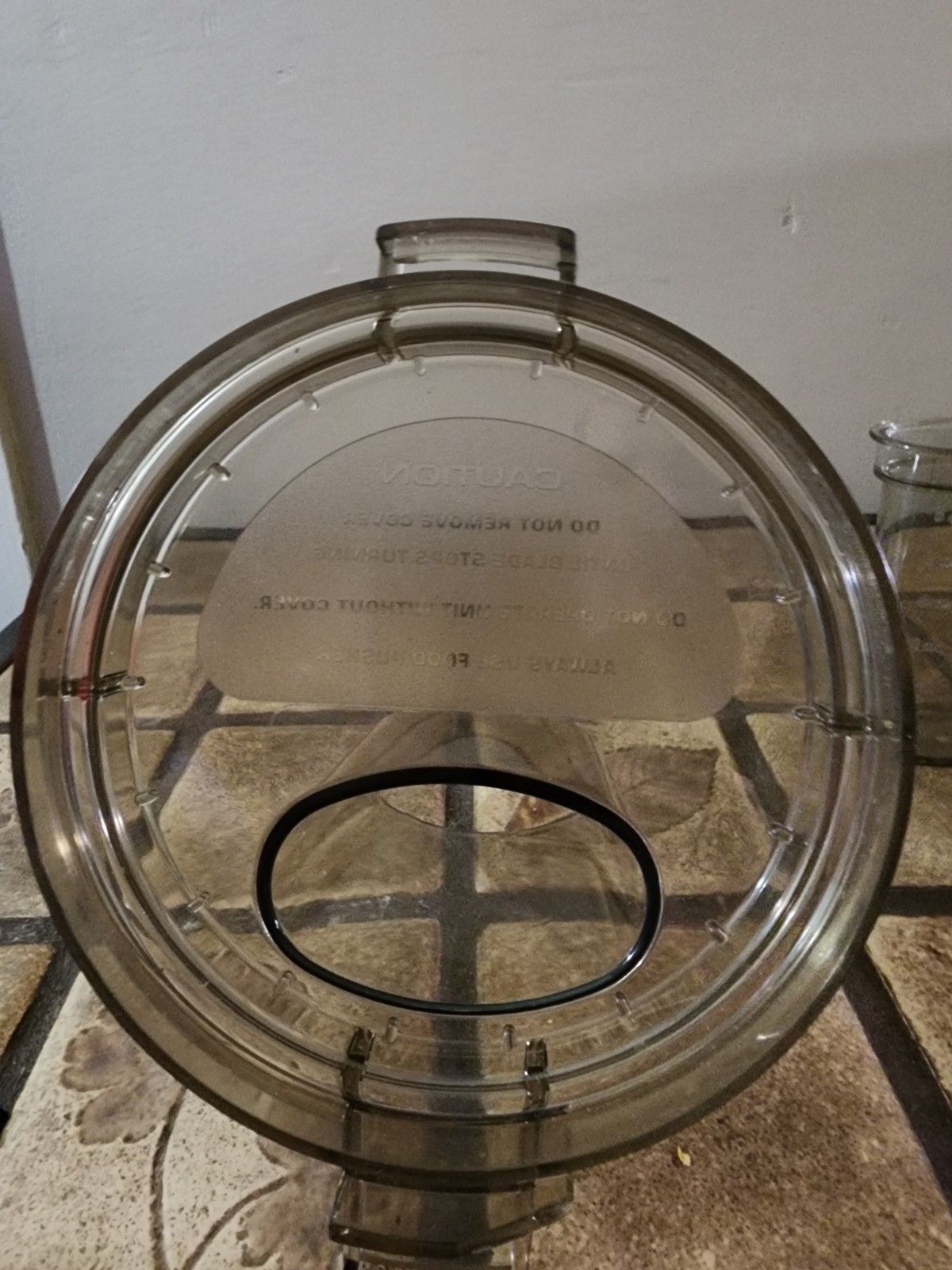 Sunbeam Mixmaster Food Processor Le Chef 14-11 Feed Tube Lid Cover and Pusher