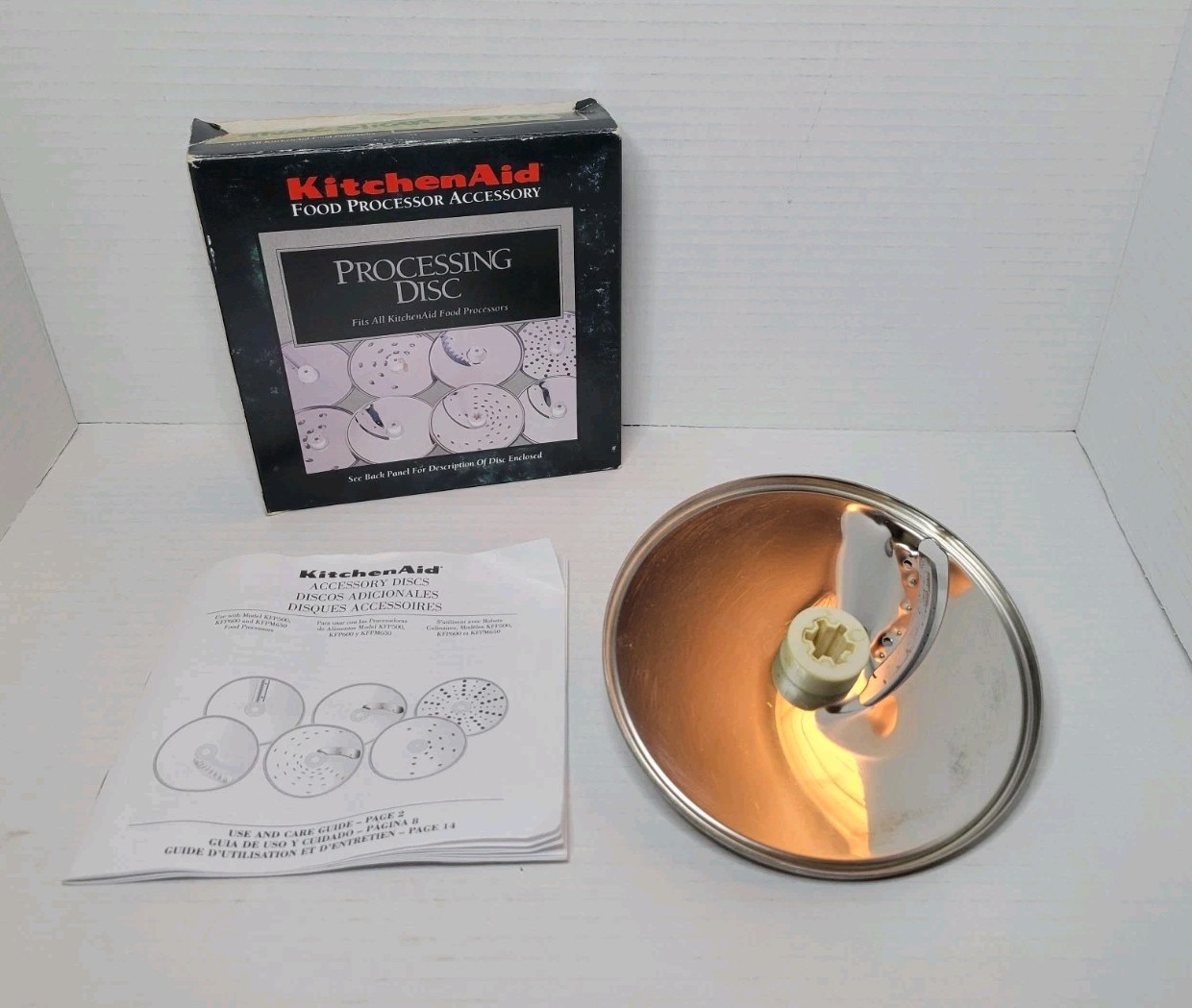 KitchenAid KFPSL6 Food Processor Slicing Disc 6mm Thick For (KFP500) (KFP600)