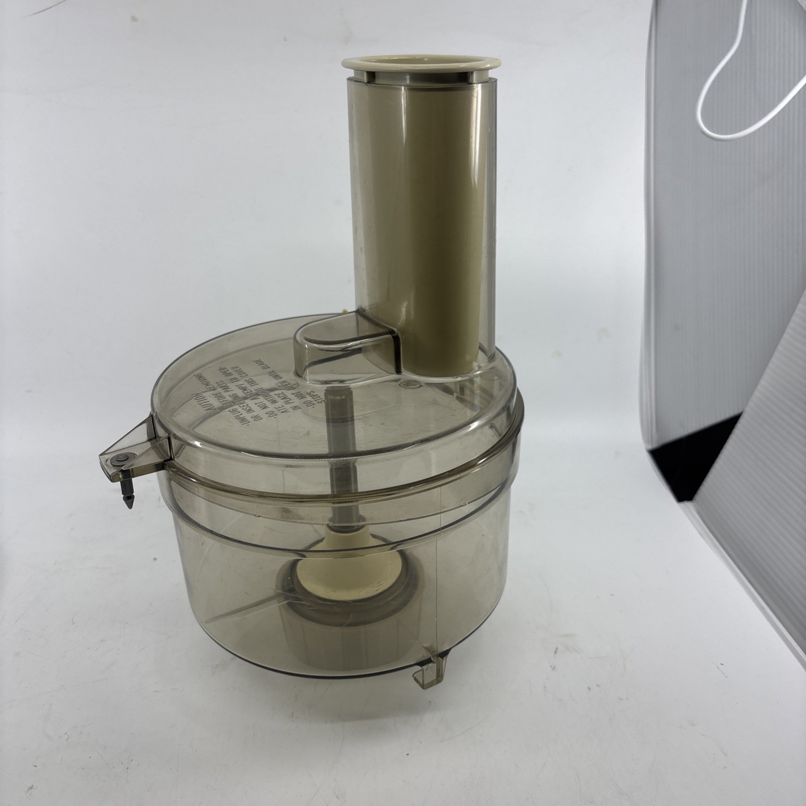 General Electric Food Processor Replacement Work Bowl Assembly With Lid & Pusher