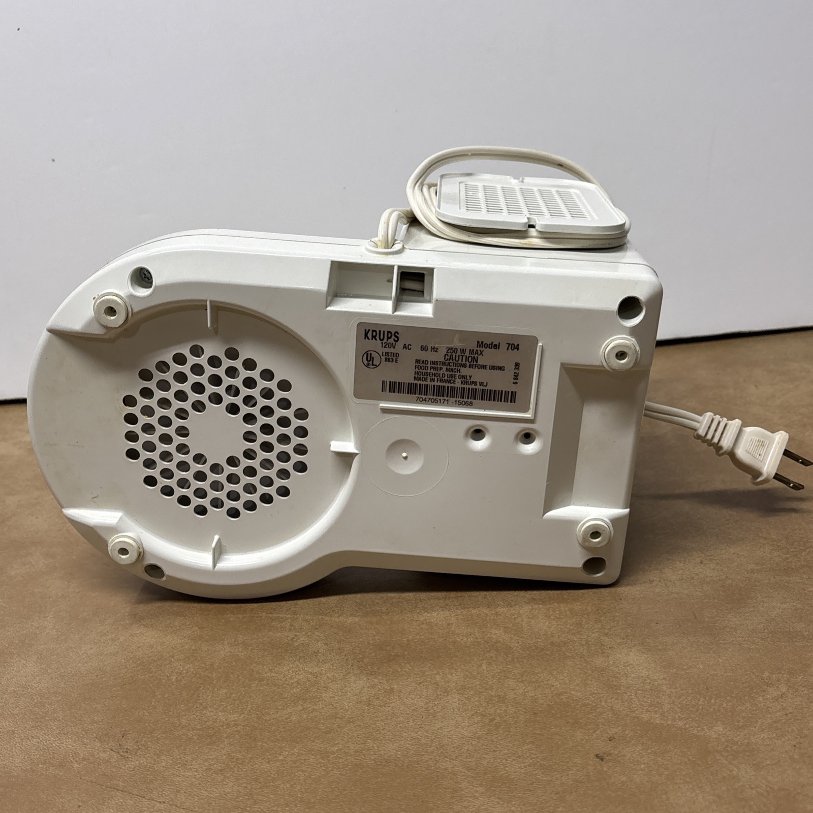 KRUPS Type 704 Food Processor Replacement Motor Base Master Pro Plus