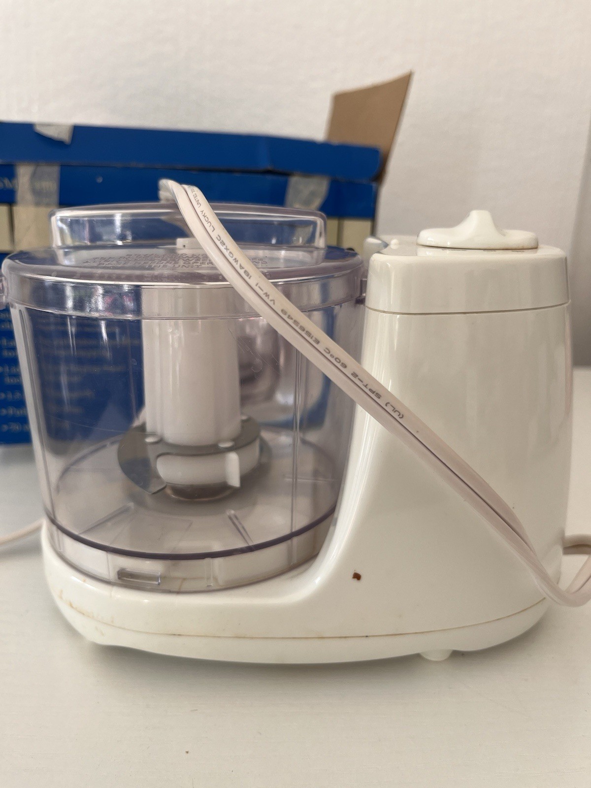 Mini Food Chopper ASMC-100 1.5 Cup 70W Electric Processor w/ Box Working